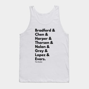 The Rookie Season 4 Squad Goals (Black Text) Tank Top